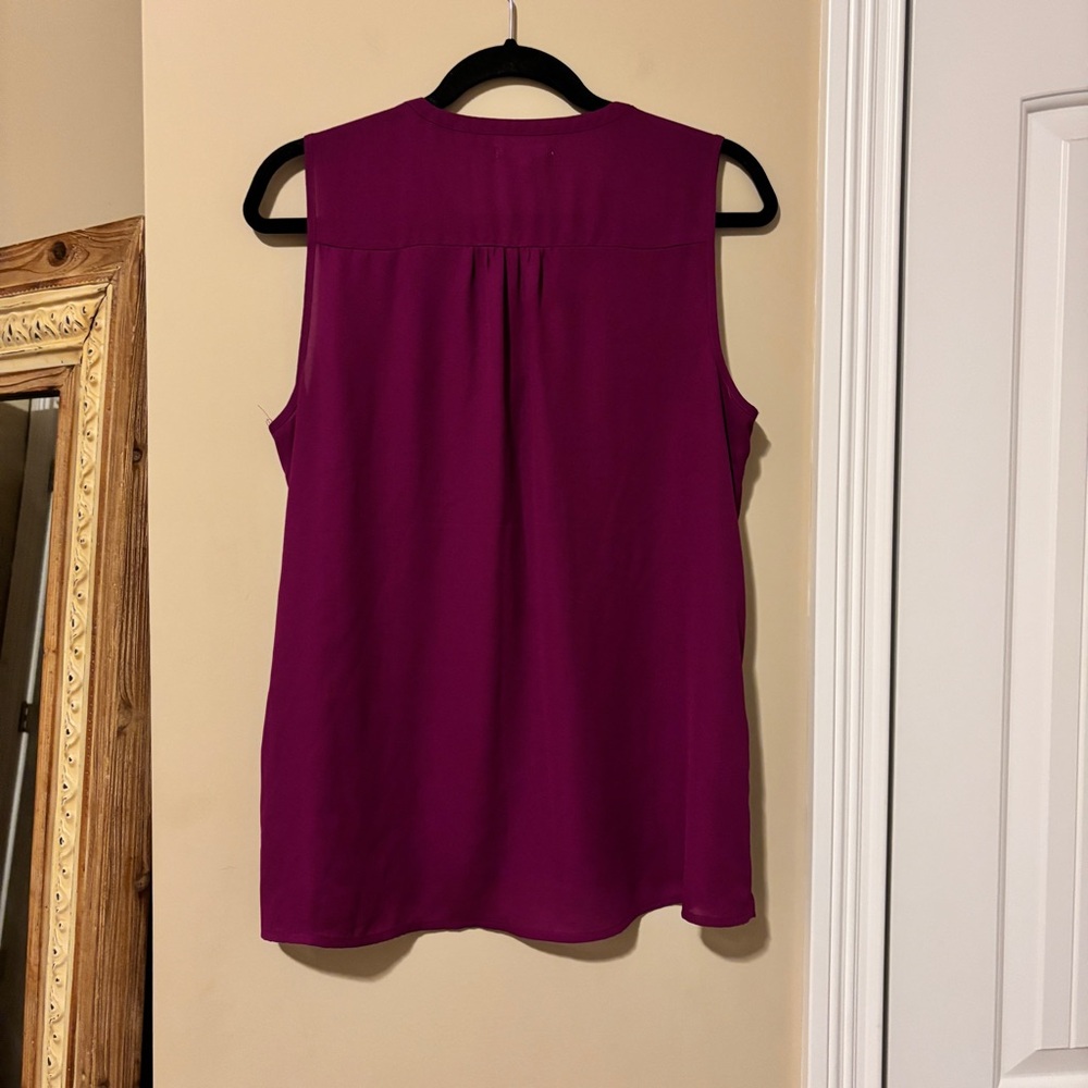 Magenta Work Blouse - Picture 5 of 5